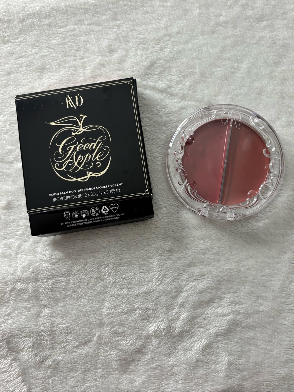KVD Beauty Good Apple Blush Balm Duo Secret Thicket 0.21 oz